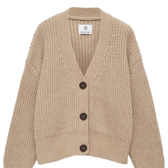 Anine Bing Maxwell rib-knit cardigan NWT Size M - Picture 7 of 9